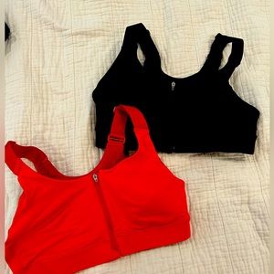 2 Powerhouse front zip Outdoor Voices sports bra